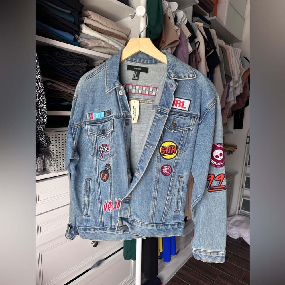 Forever 21 | Logo Denim Jacket